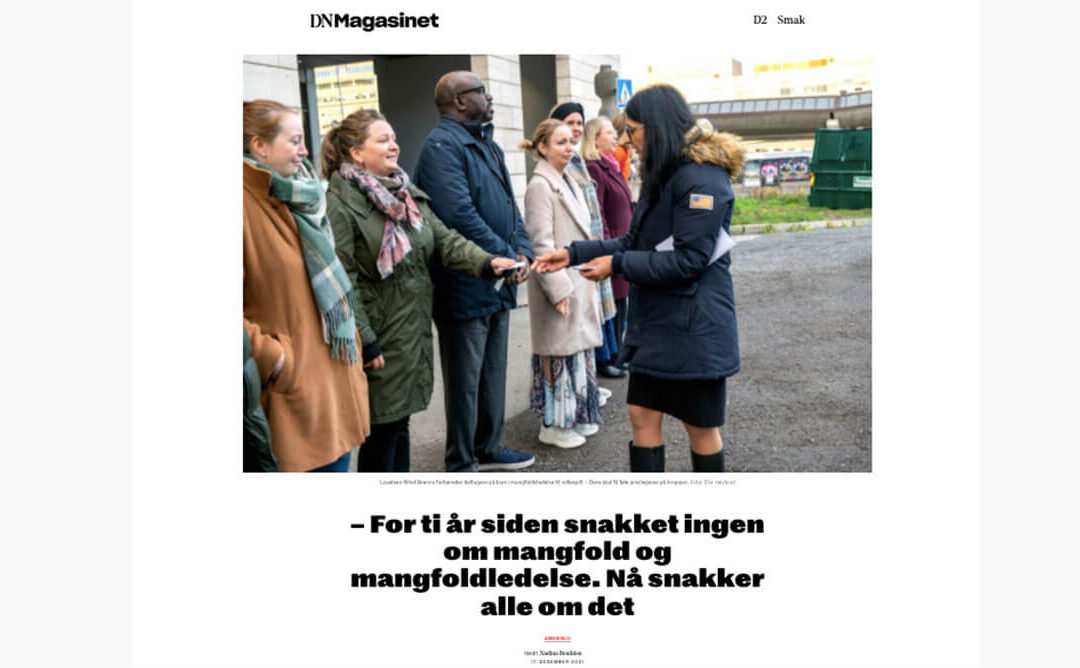 Author Loveleen Rihel Brenna speaks about the importance of Diversity in Dagens Næringsliv, the Financial Times of Norway